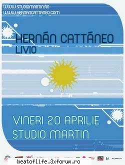 concerte...spectacole... - Hernan Cattaneo @ Studio Martin Vineri, 20 - multimedia